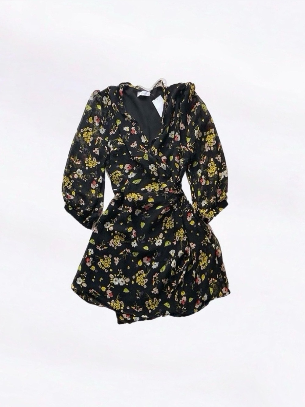 lush ⋆ swiss dot wrap dress